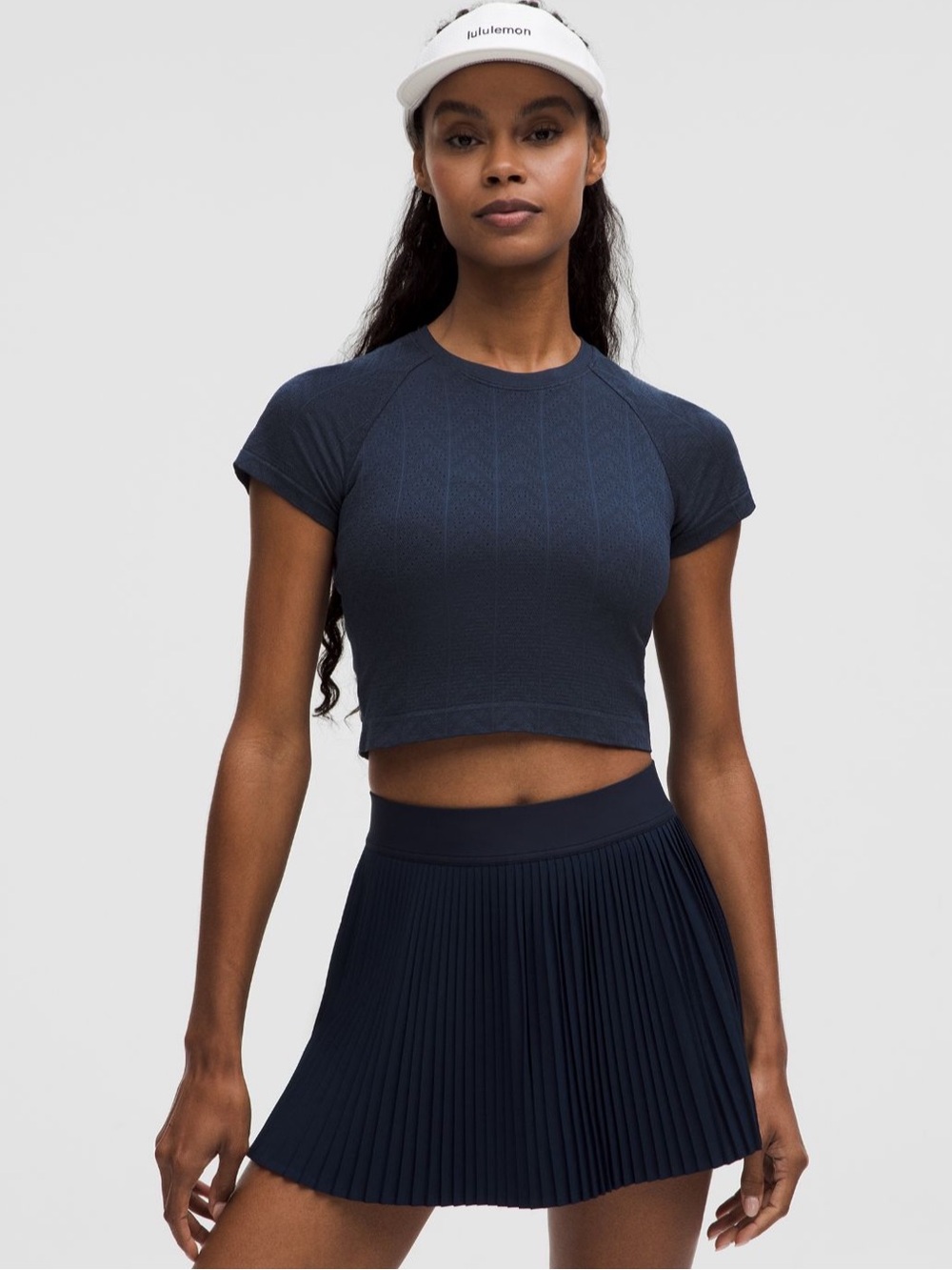 NWT LULULEMON | Swiftly Pointelle Cropped Short Sleeve Shirt